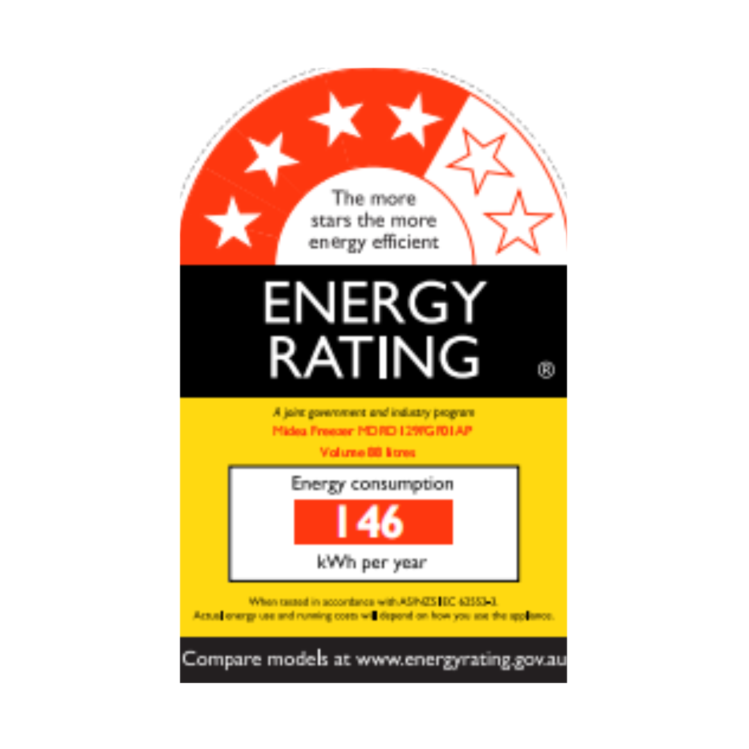 Midea Bar freezer 83L freezer - White Color