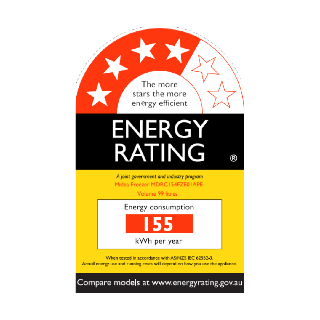 Midea Inverter 99L Chest Freezer-White Color ( -30℃ ~ 10 ℃)