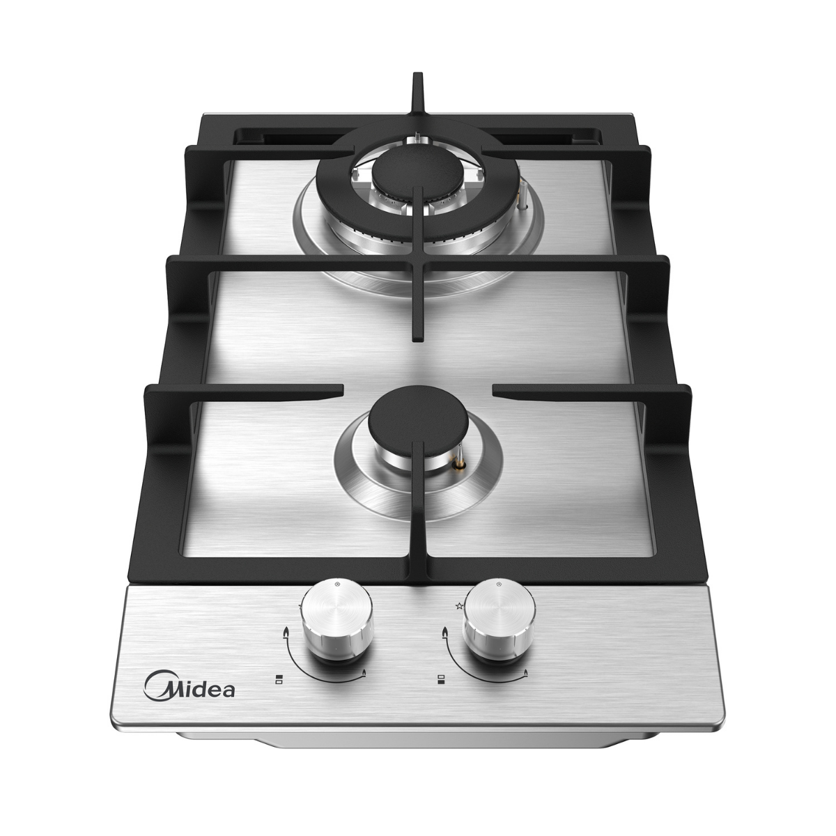 Midea 30cm 2 Burner Gas Hob Stainless Steel 30SB005ALD33