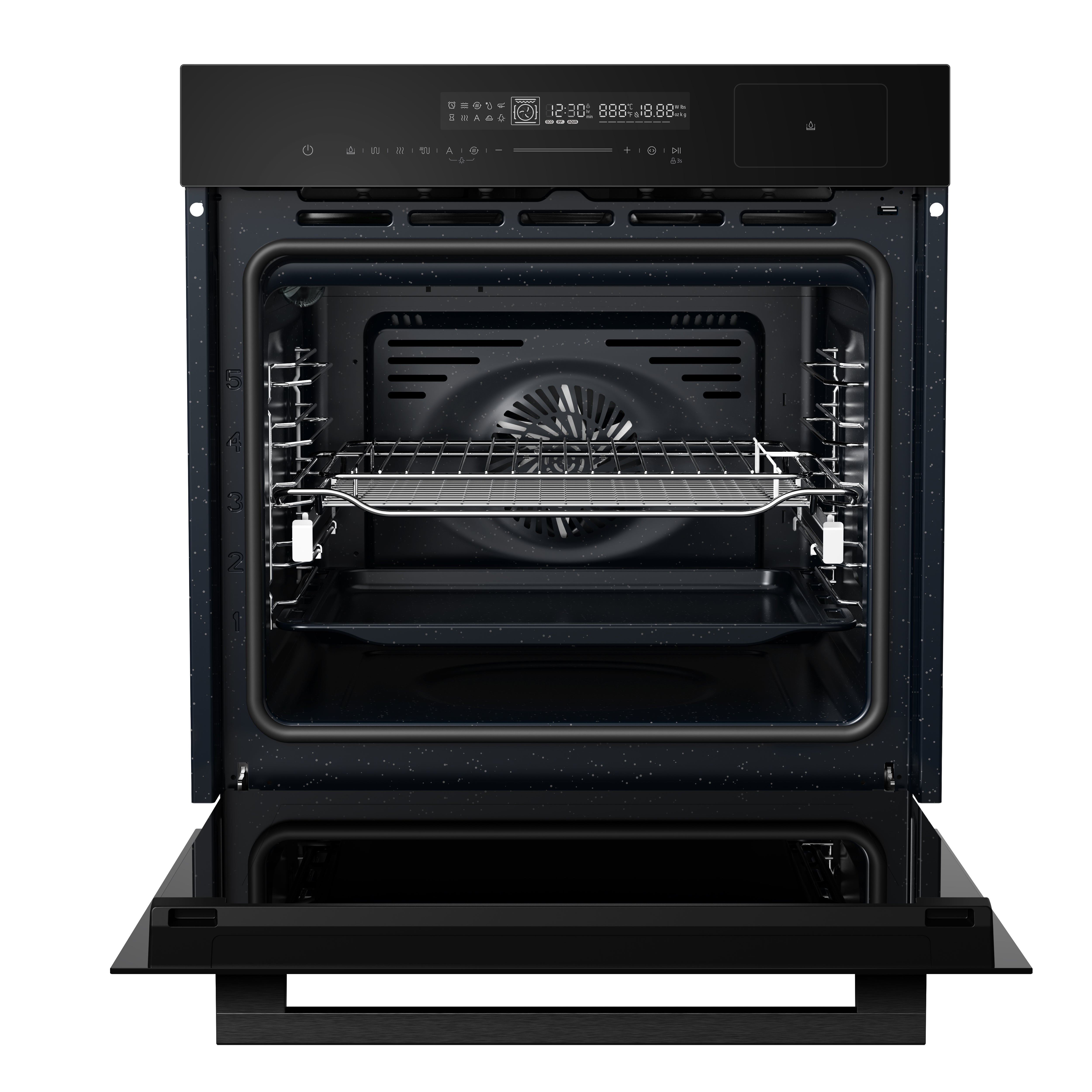 Midea 72L 14 Fun Oven, full steam, Soft Close 7NA30T2-E110000