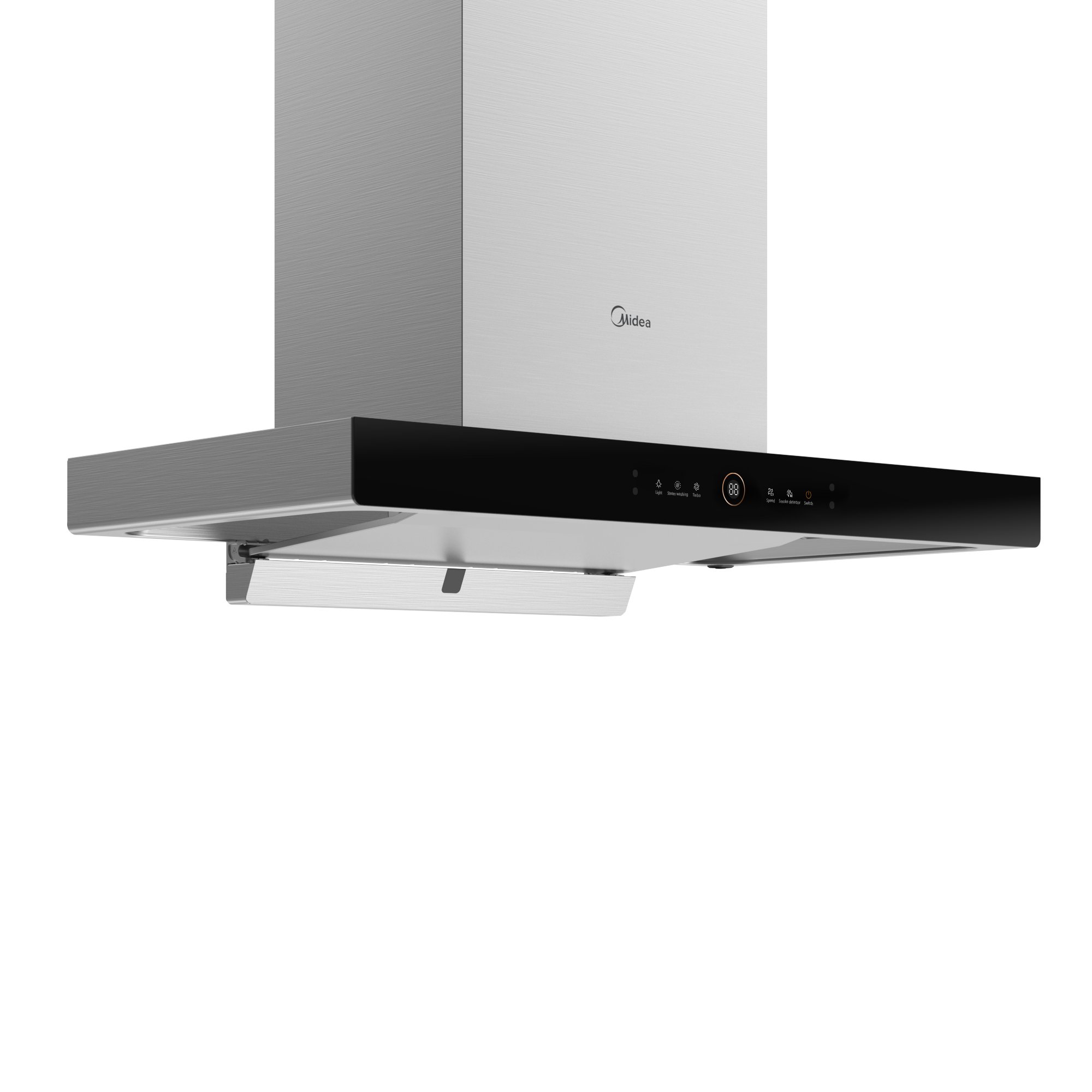 Midea 90cm T-Shape Rangehood -Steam Wash 90M80