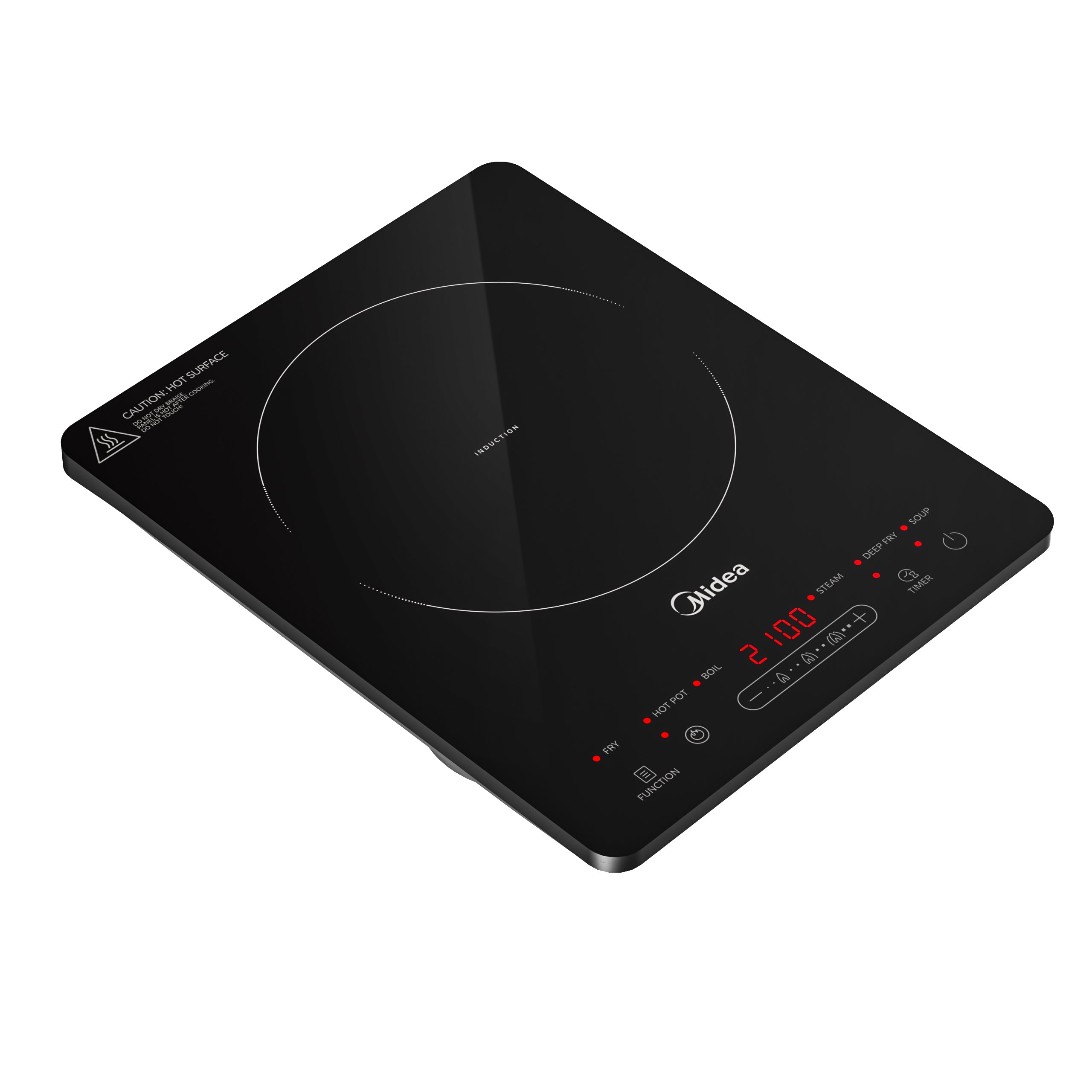 Midea Silm Design INDUCTION COOKER LARGE COOKING ZONE C21-WT2103C-s