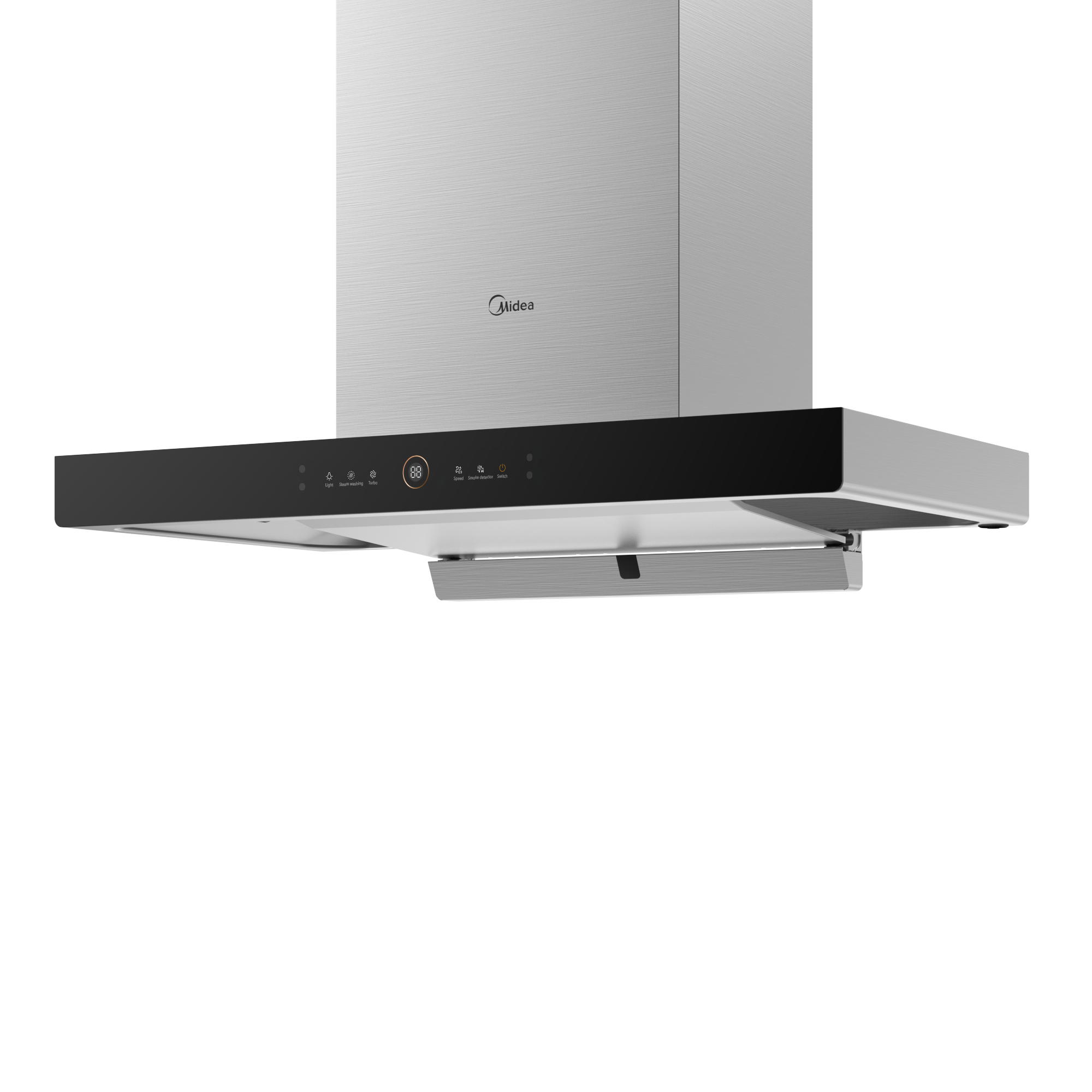 Midea 90cm T-Shape Rangehood -Steam Wash 90M80