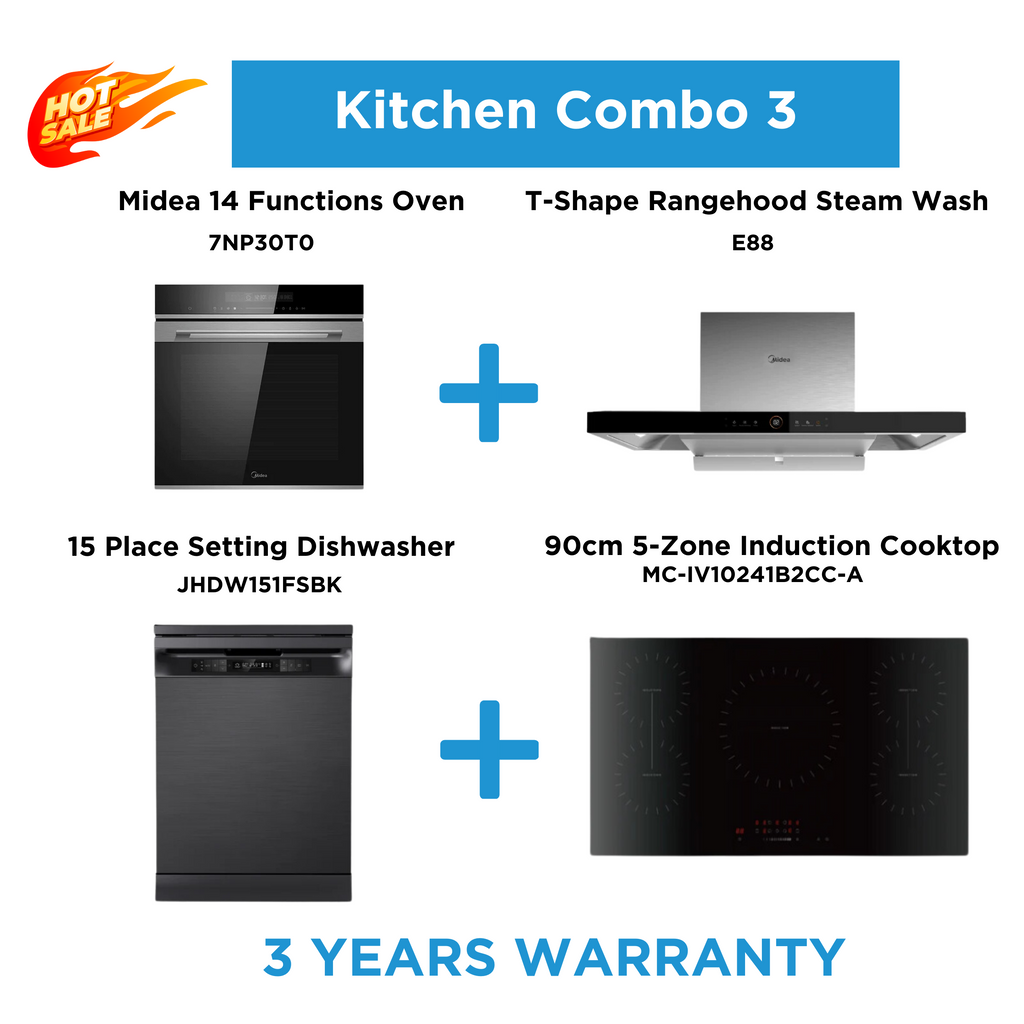 Quality Life Kitchen Package 7NP30T0+E88+JHDW151FSBK+MCIV10241B2CC Appliance World