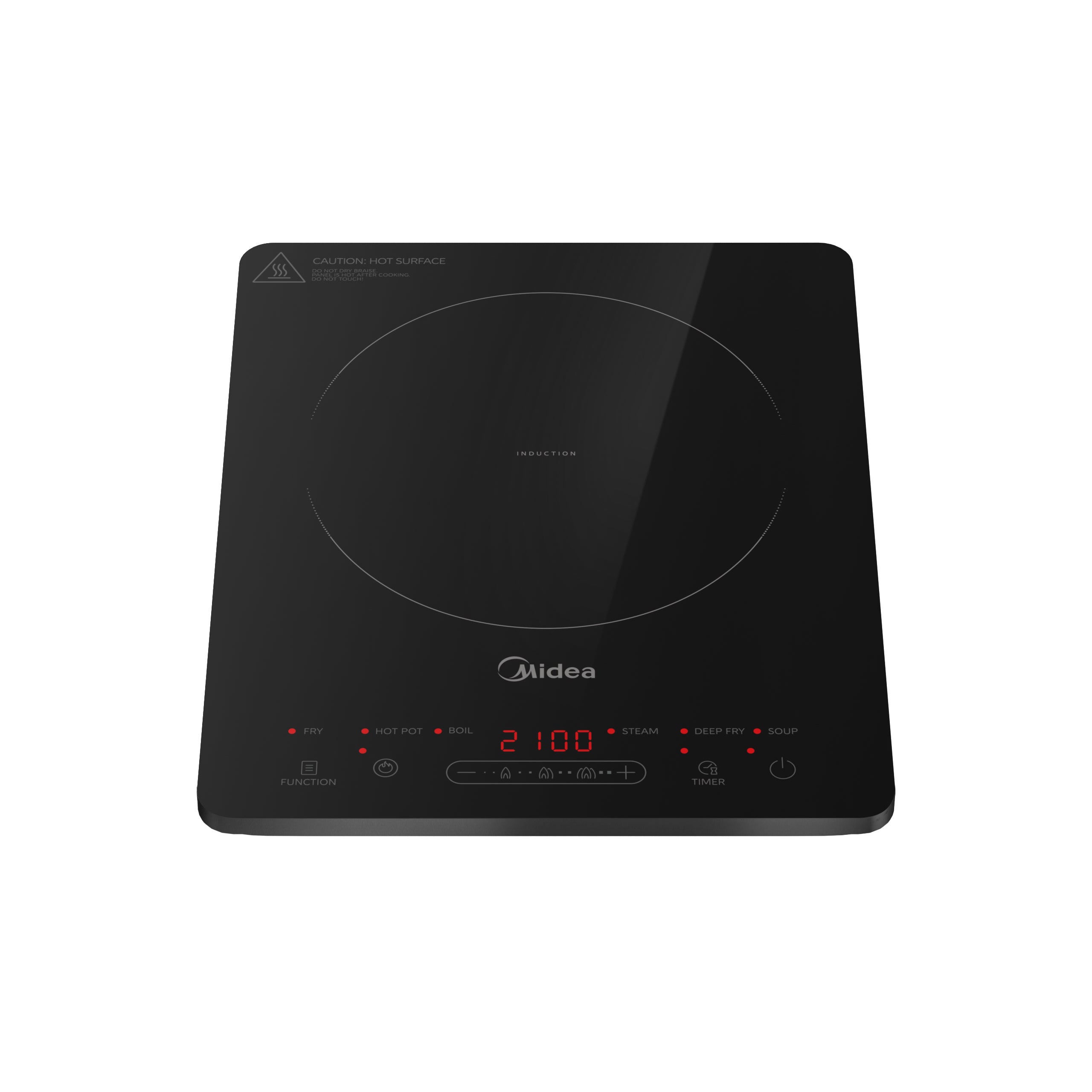 Midea Silm Design INDUCTION COOKER LARGE COOKING ZONE C21-WT2103C-s