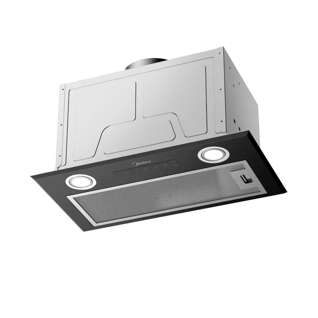 Midea 52cm Power Pack black Rangehood - 52T01-ET23
