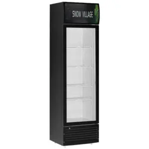 Snow Village Single Glass Door Display Fridge LC-228(A)