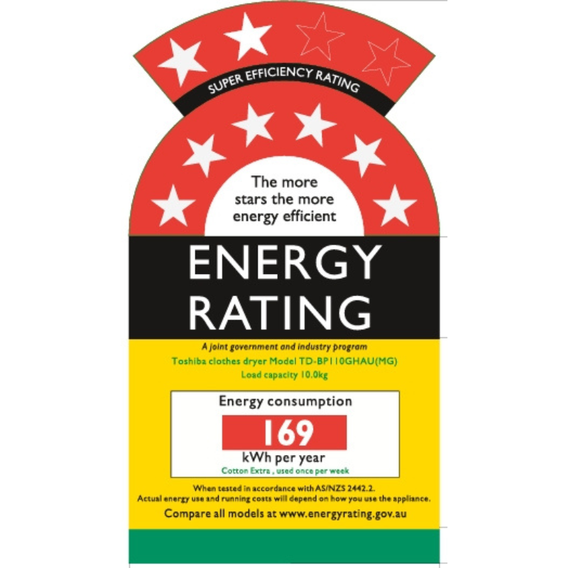Toshiba 10KG T15 Heat Pump Tumble Dryer Morandy Grey TD-BP110GHAU(MG)