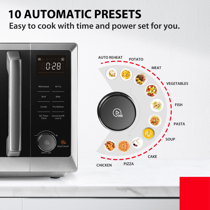Toshiba 26L Microwave Oven with Air Fry Function ML2-EC26SF(BS)