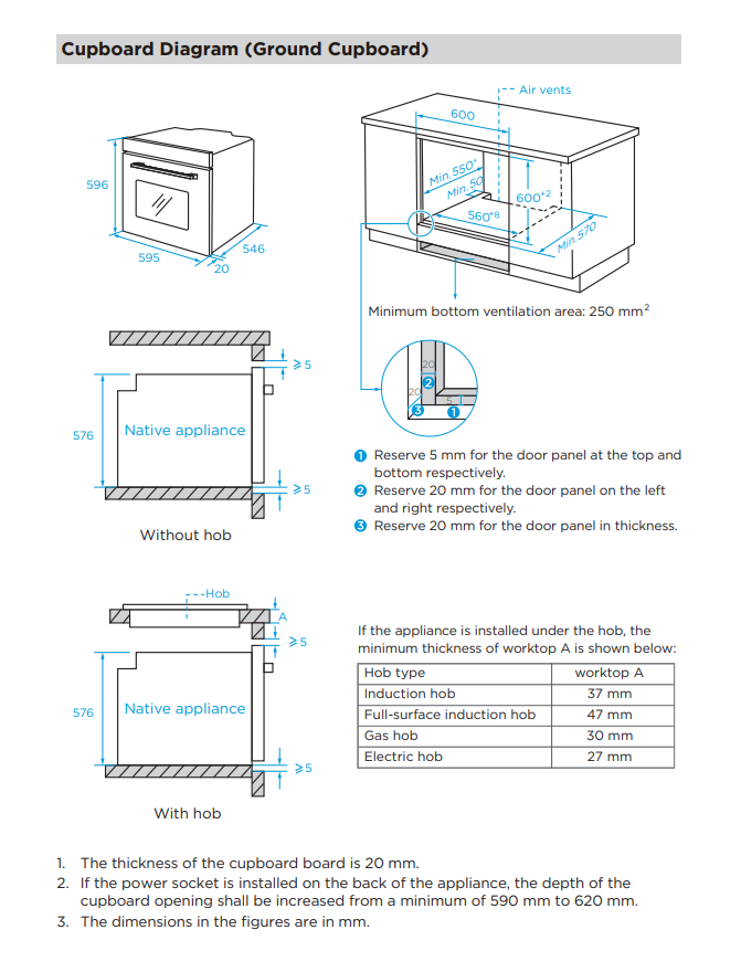 Midea 60cm Built-In Oven 9 Functions | Midea Kitchen Appliances NZ