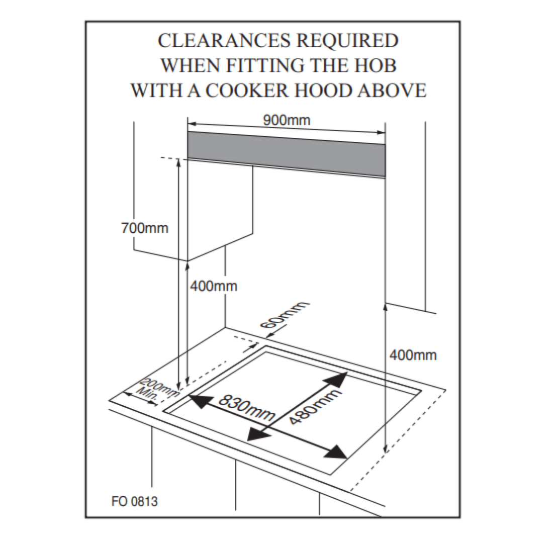 Midea Black Glass Gas Cooktop 90G50ME060-GFL - Midea NZ
