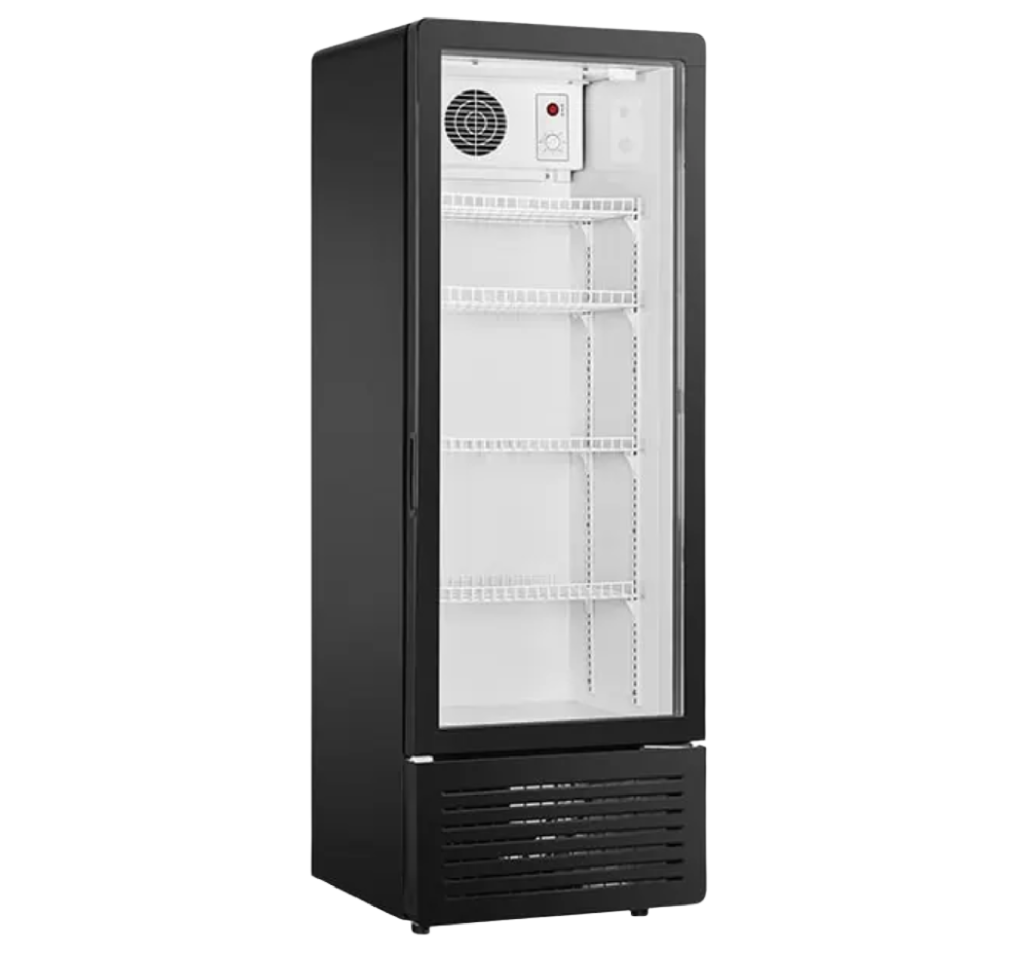Snow Village Single Glass Door Display Fridge LC-230