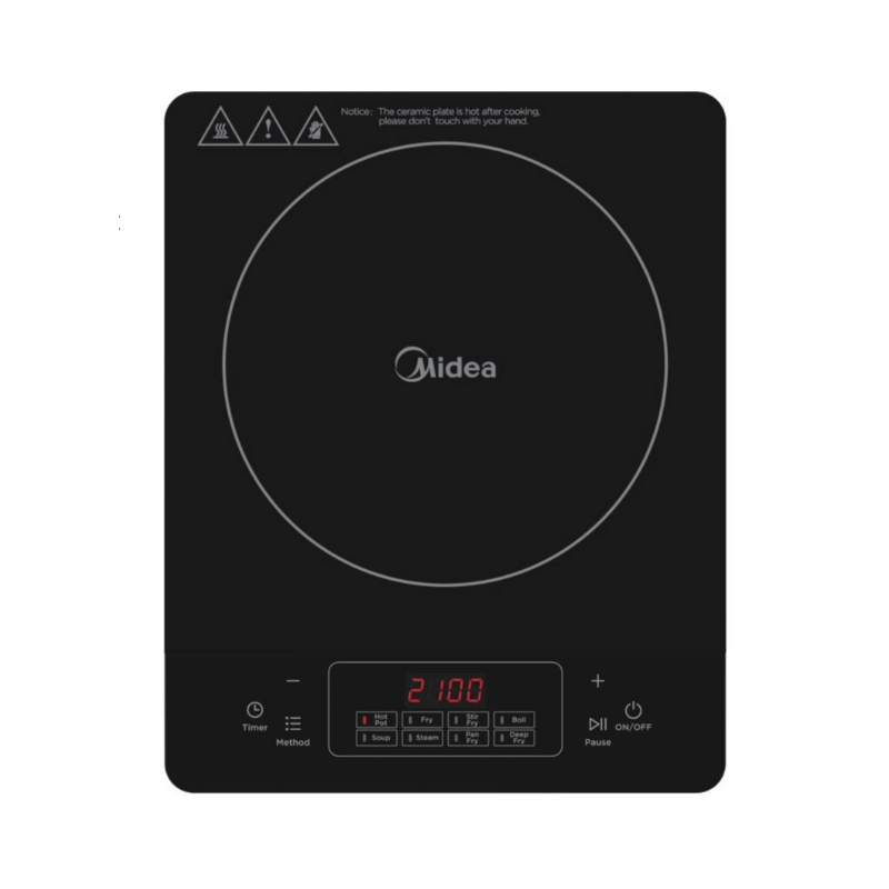 Midea 2100W 1-Zone Portable Induction Cooktop MIC210T0AGK