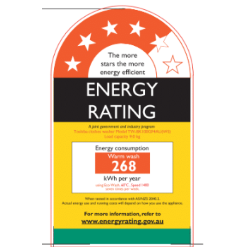 Toshiba T15 9KG Front Load Washing Machine-Grey