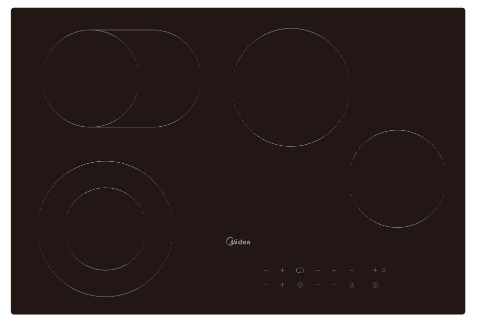 Midea 77cm ceramic cooktop MC-8F7206R248