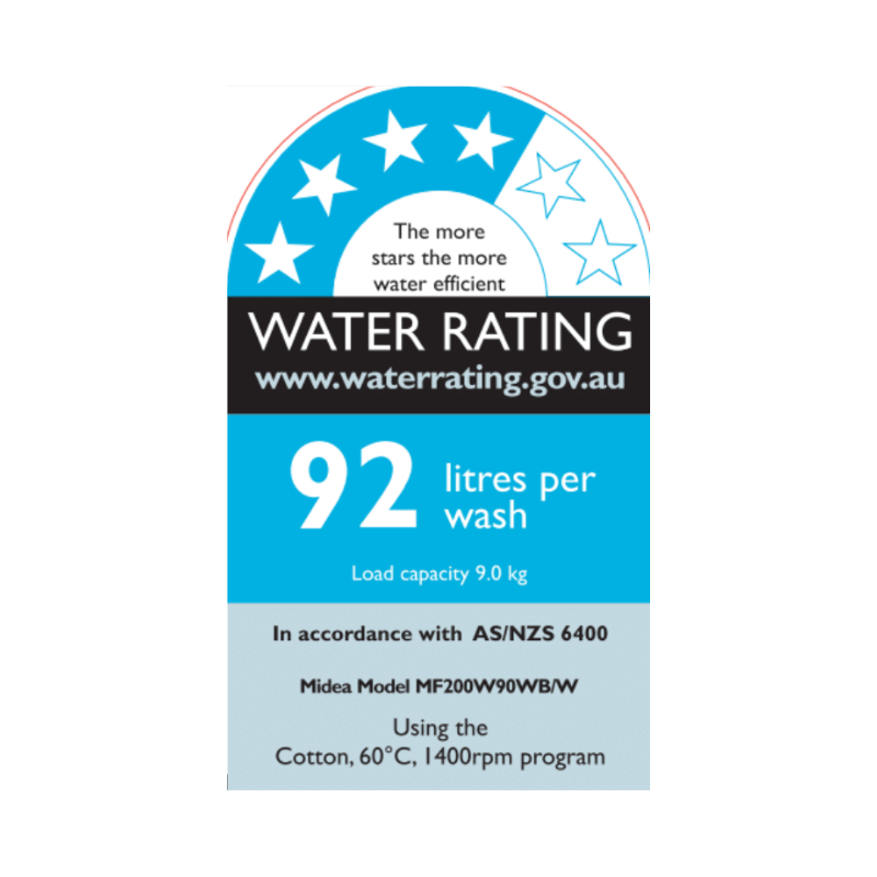 Midea 9.0KG Steam Wash Front Load Washing Machine With Wi-Fi - White Color