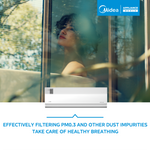 Midea Gaia 5KW Heat Pump / Air Conditioner with Air Purifying 5-year Warranty- No Installation - Midea NZ
