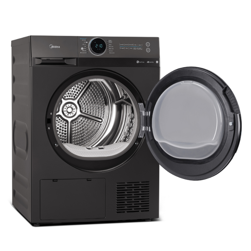 Midea 9KG Heat Pump Tumble Dryer - Smart Control - Black Color