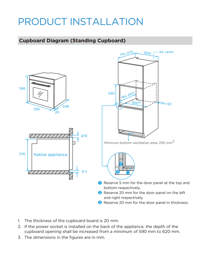 Midea 60cm Built-In Oven 9 Functions | Midea Kitchen Appliances NZ