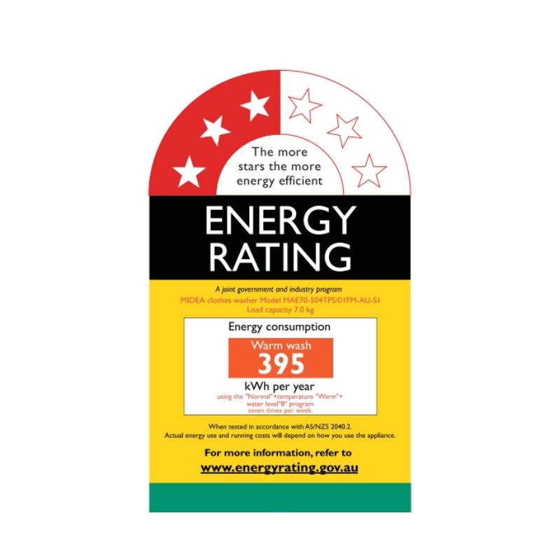 Midea 7KG Top Load Washing Machine with i-clean Function - White Color