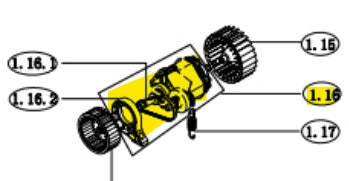 Single phase asynchronous motor - DMDC70 DM71CD MDS70-C05/B08-AU(2) - Midea NZ
