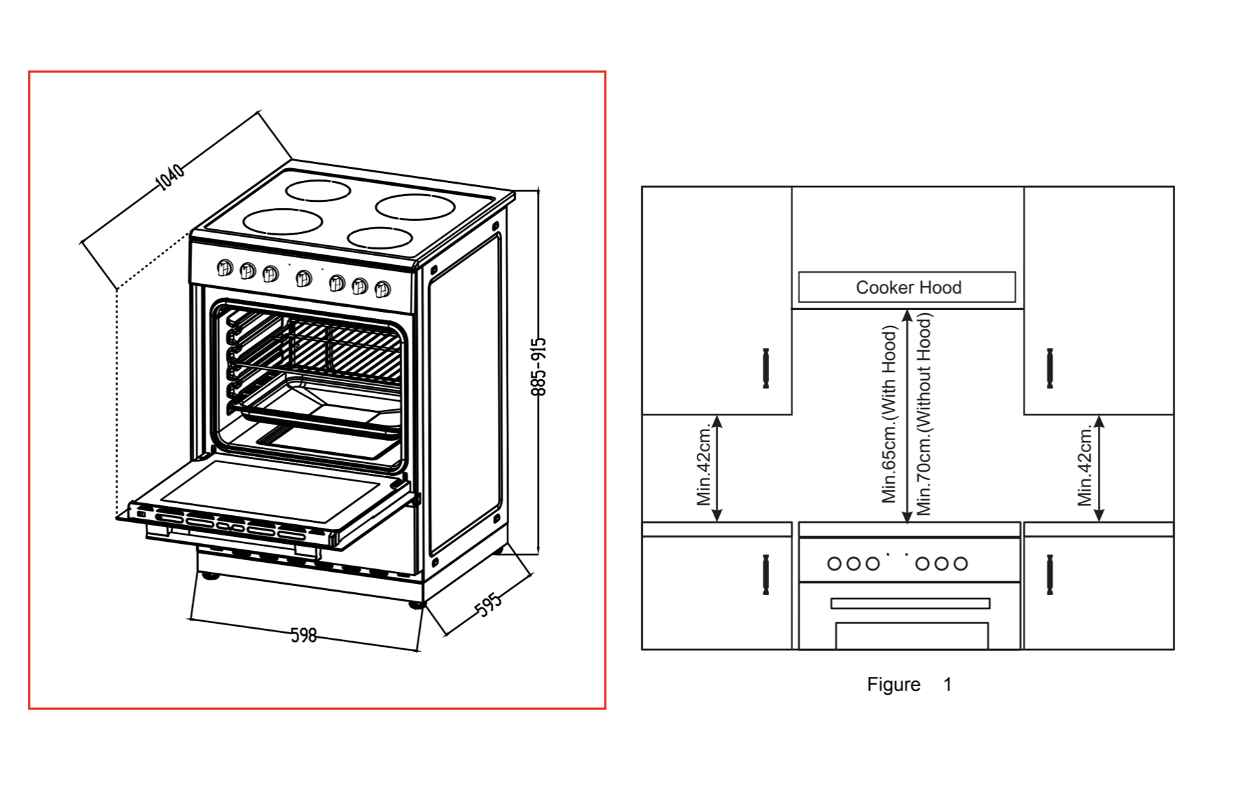 Midea 60cm Ceramic Cooktop Freestanding Stove 24DME4R109 - Midea | Home Appliances New Zealand