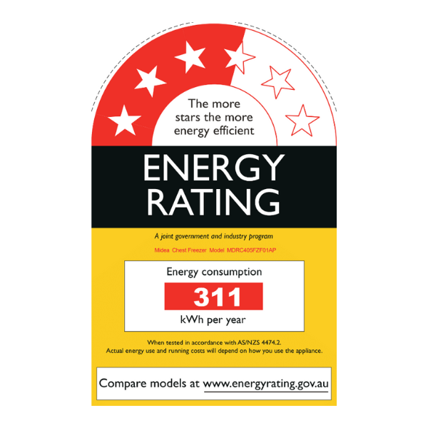 Midea 295L Chest Freezer 3-year Warranty -chest freezer nz