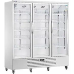 Snow Village Triple Glass Door Display Fridge LC-1500FX