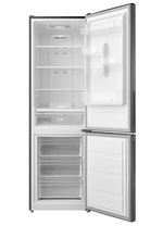 MIDEA 309L Bottom Mount Fridge Freezer Stainless Steel