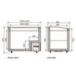 Snow Village Two Sliding Glass Lids Dual Temperature Chest Freezer SD/SC-328YH
