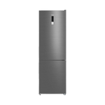 MIDEA 309L Bottom Mount Fridge Freezer Stainless Steel