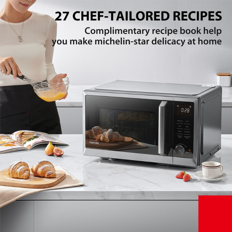 Toshiba 26L Microwave Oven with Air Fry Function ML2EC26SF(BS