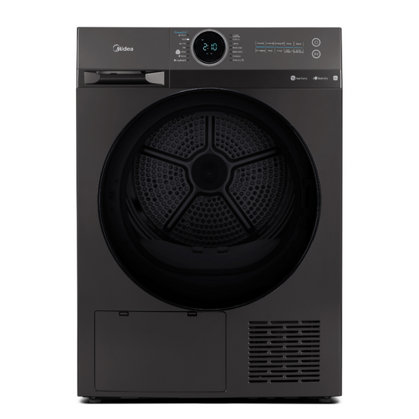 Midea 9KG Heat Pump Tumble Dryer - Smart Control - Black Color - MD200H90WB/T-AU