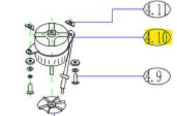Single phase asynchronous motor - DMWM55G2 DMWM55 - Midea NZ