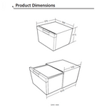 Midea 7 Place Settings Single Drawer Dishwasher Stainless Steel JHDWSD7SS - Midea | Home Appliances New Zealand
