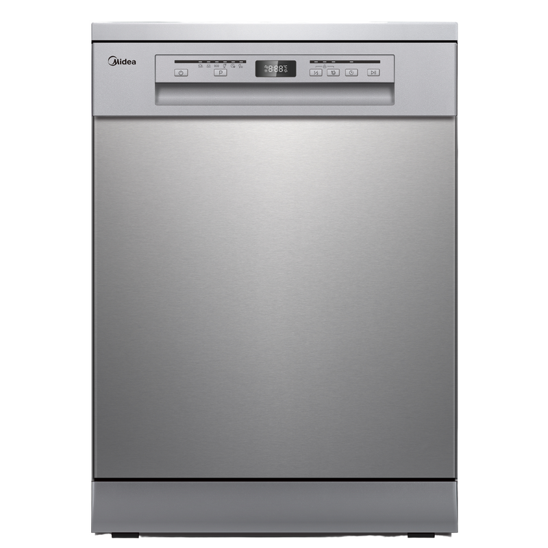 Midea 15 Place Setting 3-Layers Dishwasher Stainless Steel with 3-year Warranty JHDW152FS - Midea NZ