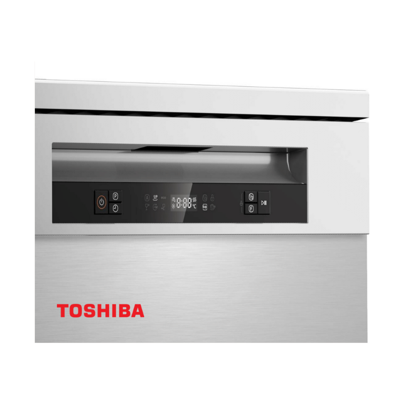 Toshiba 15 Place Settings Freestanding Dishwasher DW-15F5(SS)-NZ - Midea NZ