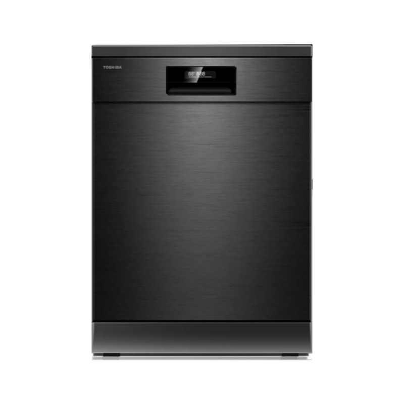 Toshiba 15 Place Settings Freestanding Dishwasher With UV Light & Auto Open DW-15F3(BS)-NZ - Midea NZ